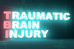 Traumatic Brain Injury TBI Logo Display